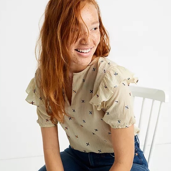 Madewell Embroidered Gazebo Top - Picture 3 of 6